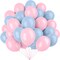 Pink and Blue Latex Balloons, 67 12 Inch Pink Blue Gender Reveal Balloons